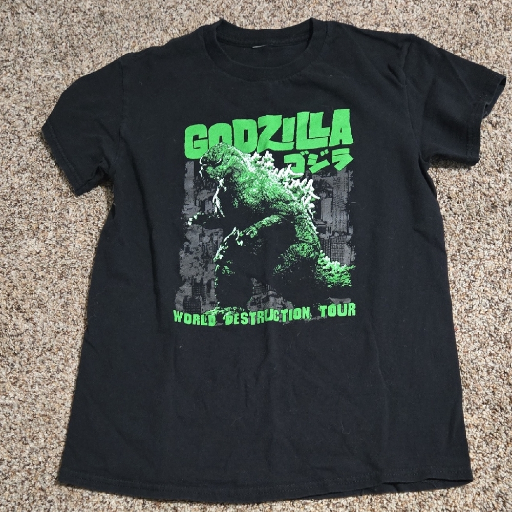 Black Godzilla Graphic T-Shirt